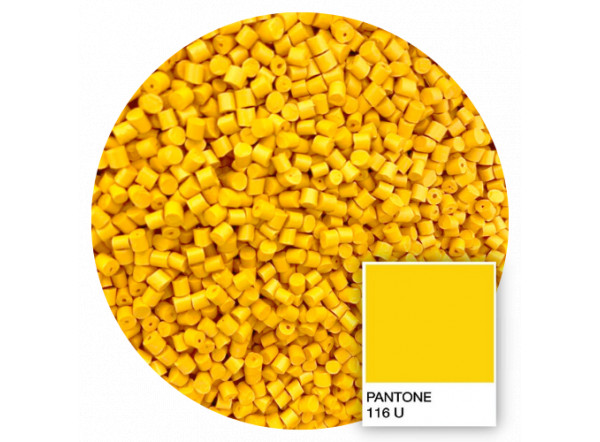 F-PLAJAUNELIEBH8 PLA+ Jaune 116U de la célèbre marque d'engins de chantier Pantone 3D filament Arianeplast 1.75mm fabriqué en...