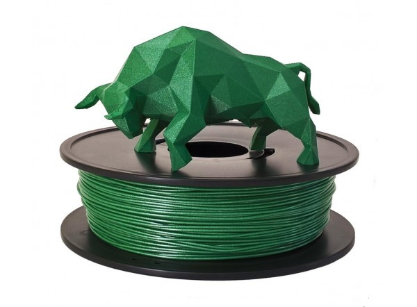 PLA vert foncé métallisé 3D filament Arianeplast 2.3kg fabriqué en